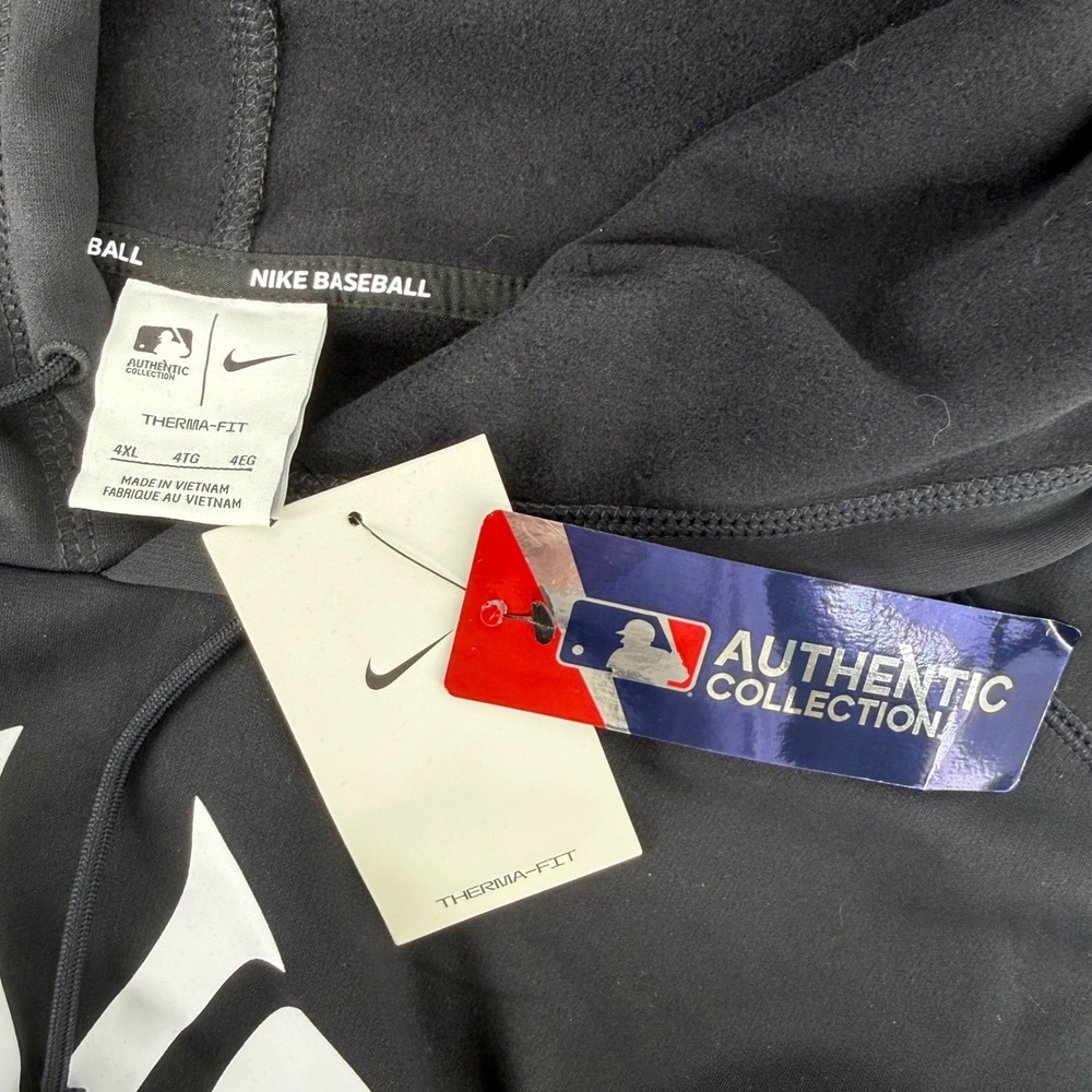 Nike New York Yankees Hoodie Mens 4XL Black Therma-FIT MLB Authentic Collection - Picture 3 of 7